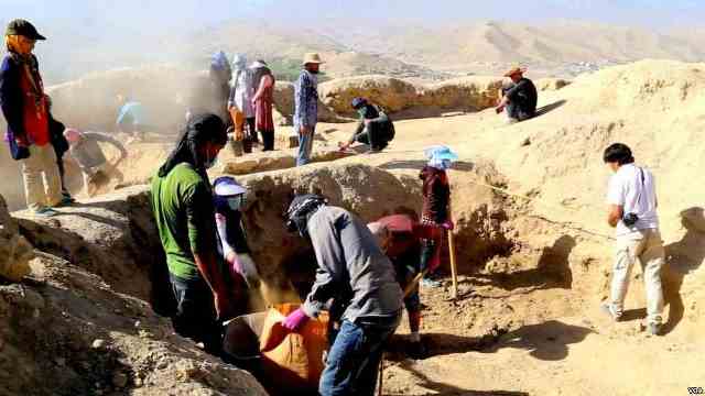 حفریات باستان‌شناسی در شهر «غلغله» بامیان , افغان تراول afghantravelaf